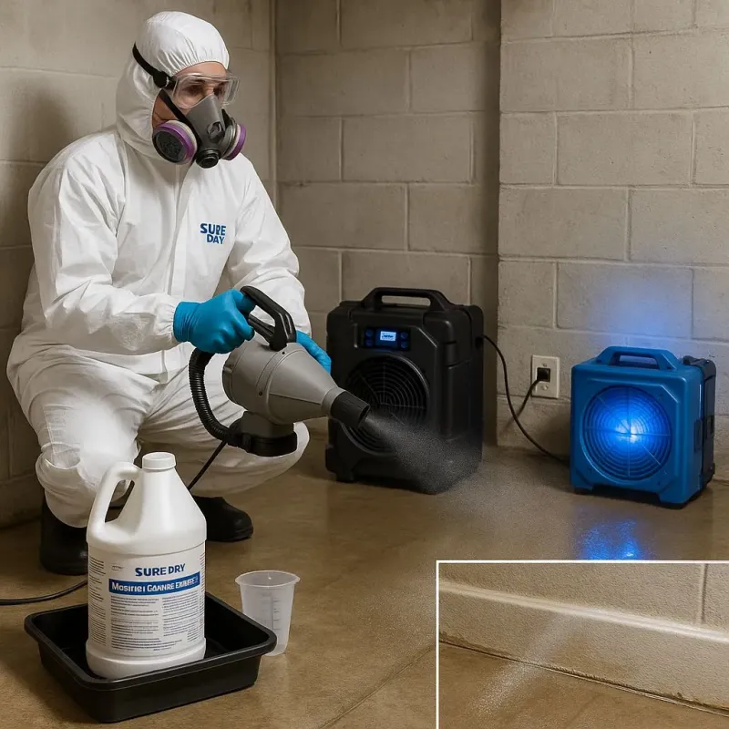 Sanitization and Odor Removal process in Huron, OH